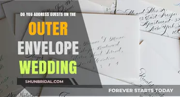 Etiquette Guide: Addressing Wedding Guests on Outer Envelopes