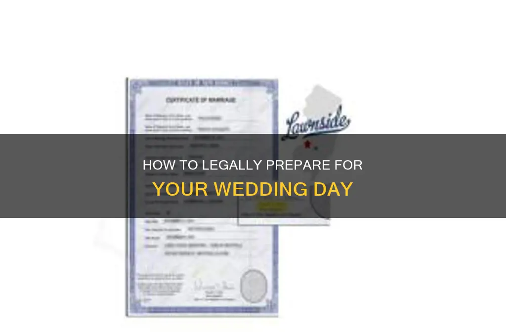 do you apply for marriage license before wedding