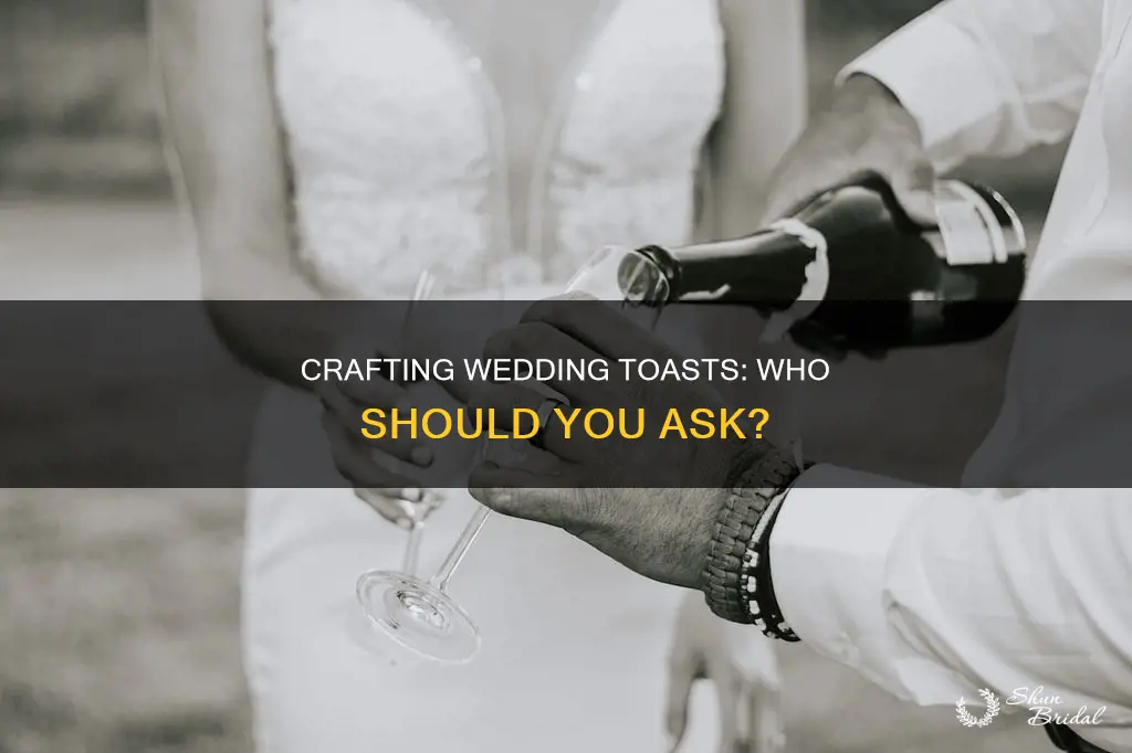 do you ask people to make wedding toasts