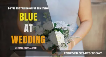 Mom, Something Old and Something Blue for My Wedding