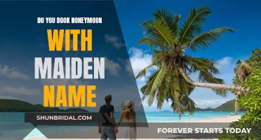 How to Book Your Honeymoon Using Your Maiden Name