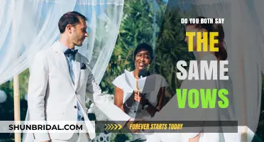 Matching Vows: Do Couples Recite the Same Words at the Altar?
