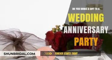 Should You Bring a Gift to a Wedding Anniversary Party?