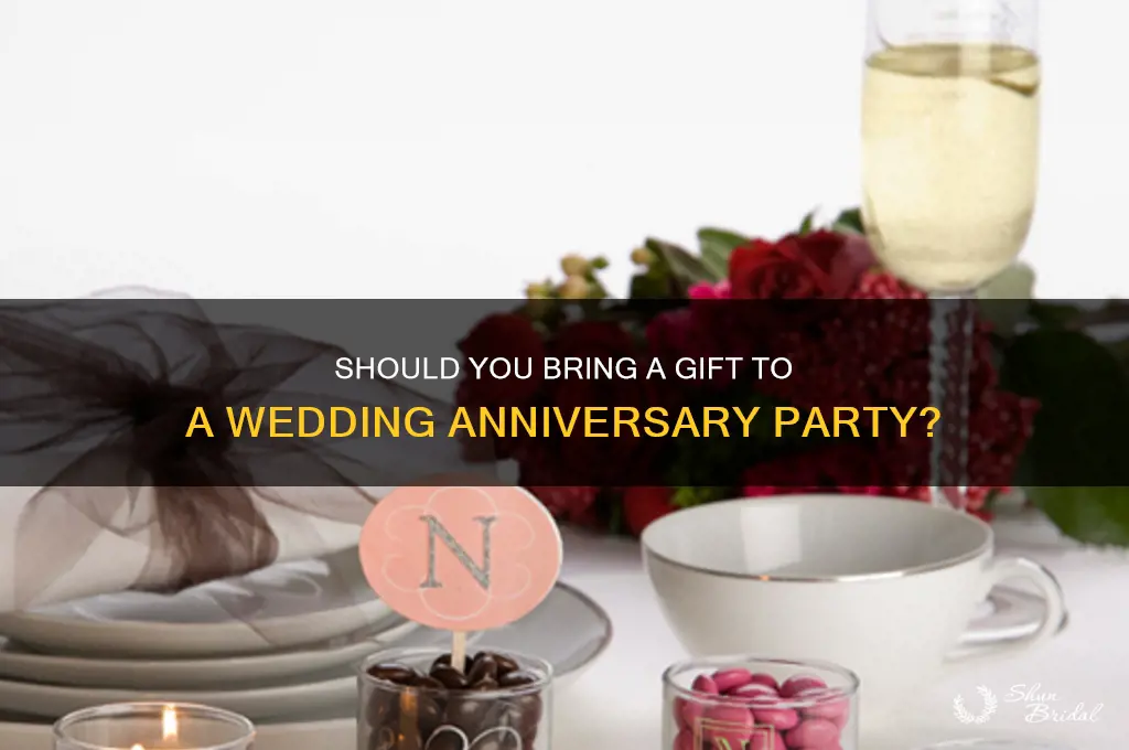 do you bring a gift to a wedding anniversary party