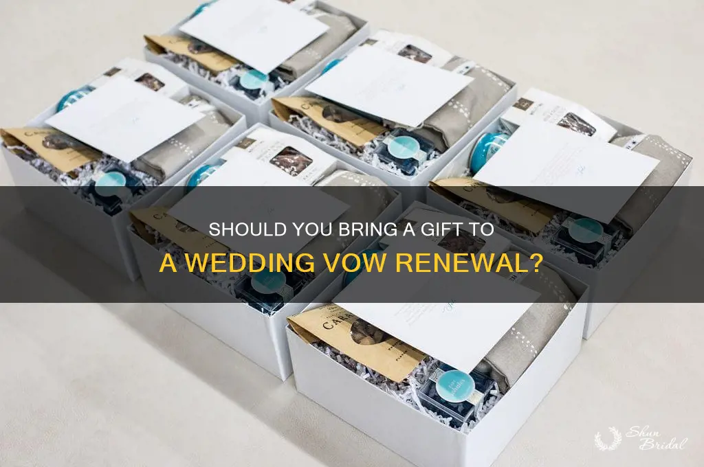 do you bring a gift to a wedding vow renewal