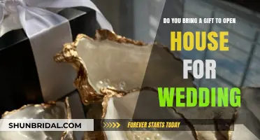 Should You Bring a Gift to a Wedding Open House?