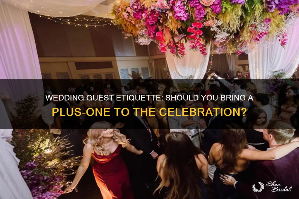 do you bring a guest to a wedding