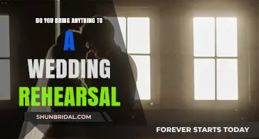 What to Bring to a Wedding Rehearsal