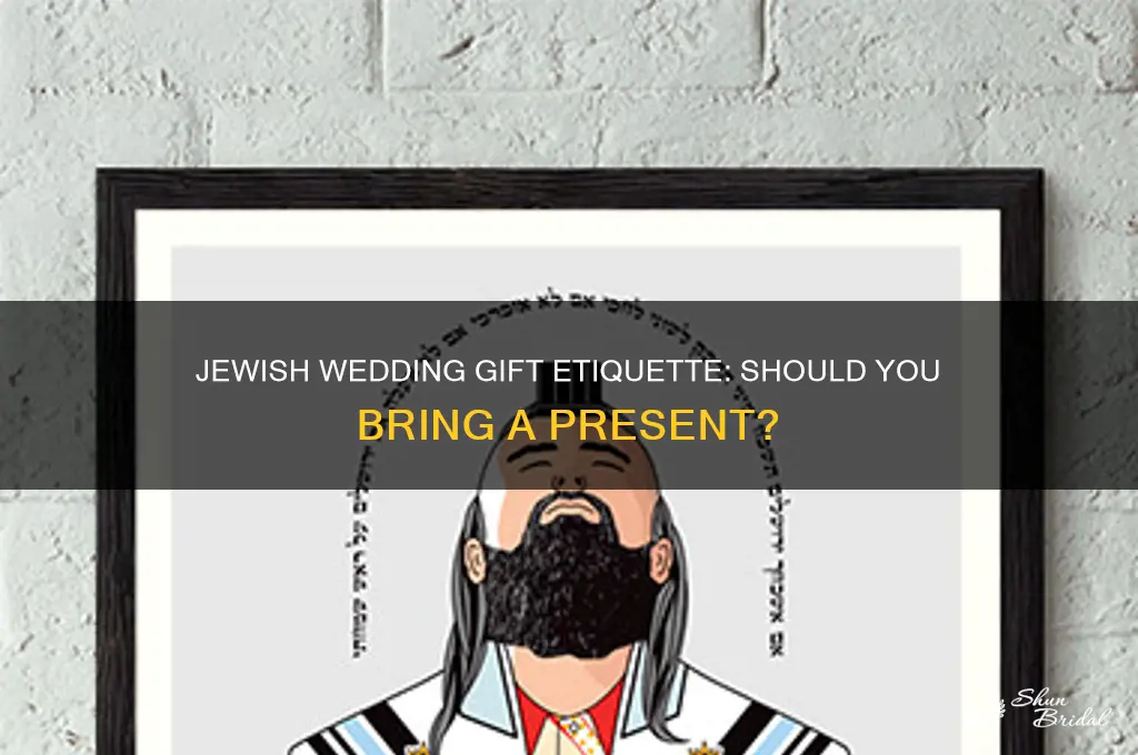 do you bring gifts to a jewish wedding