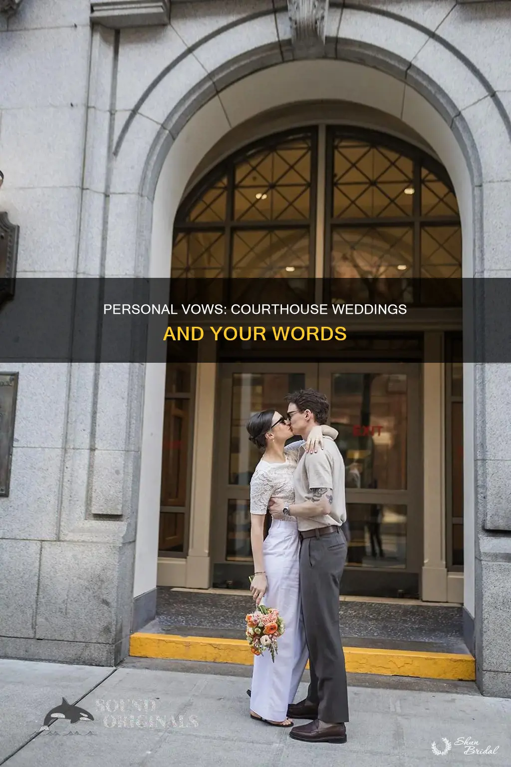 do you bring your own vows to a couthouse wedding