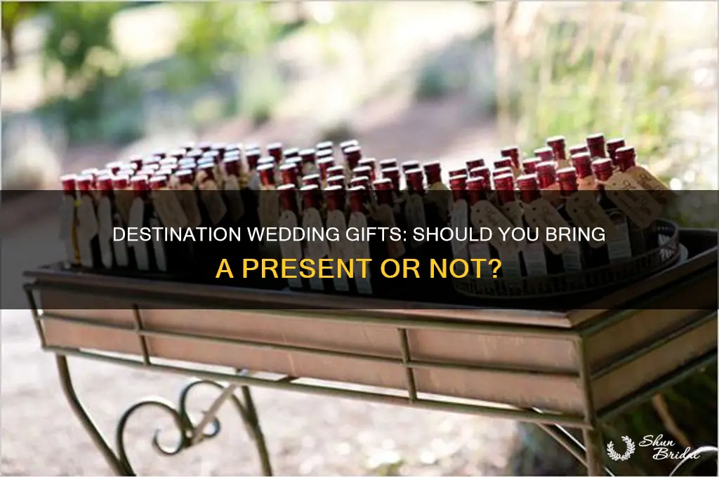 do you buy a present for a destination wedding