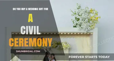 Civil Ceremony Gift Etiquette: Should You Bring a Wedding Present?