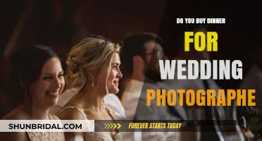 Should You Cover Dinner for Your Wedding Photographer? Etiquette Explained