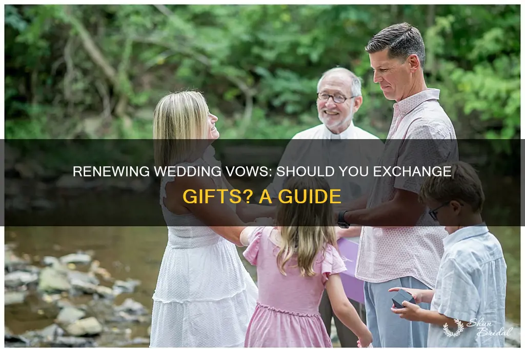do you buy gifts for renewing wedding vows