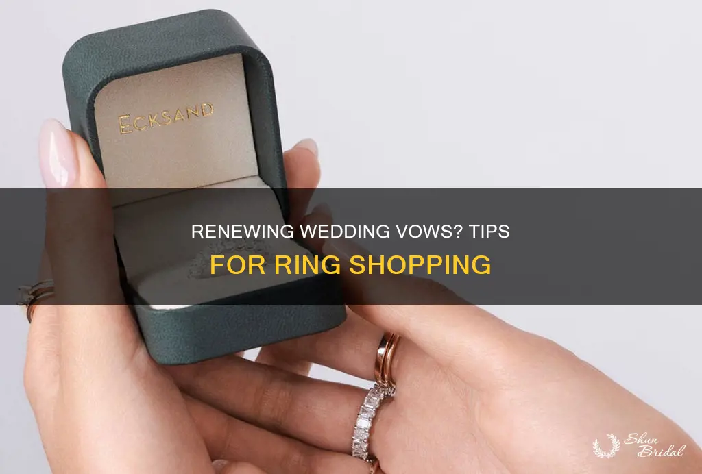 do you buy new wedding rings for a renewal