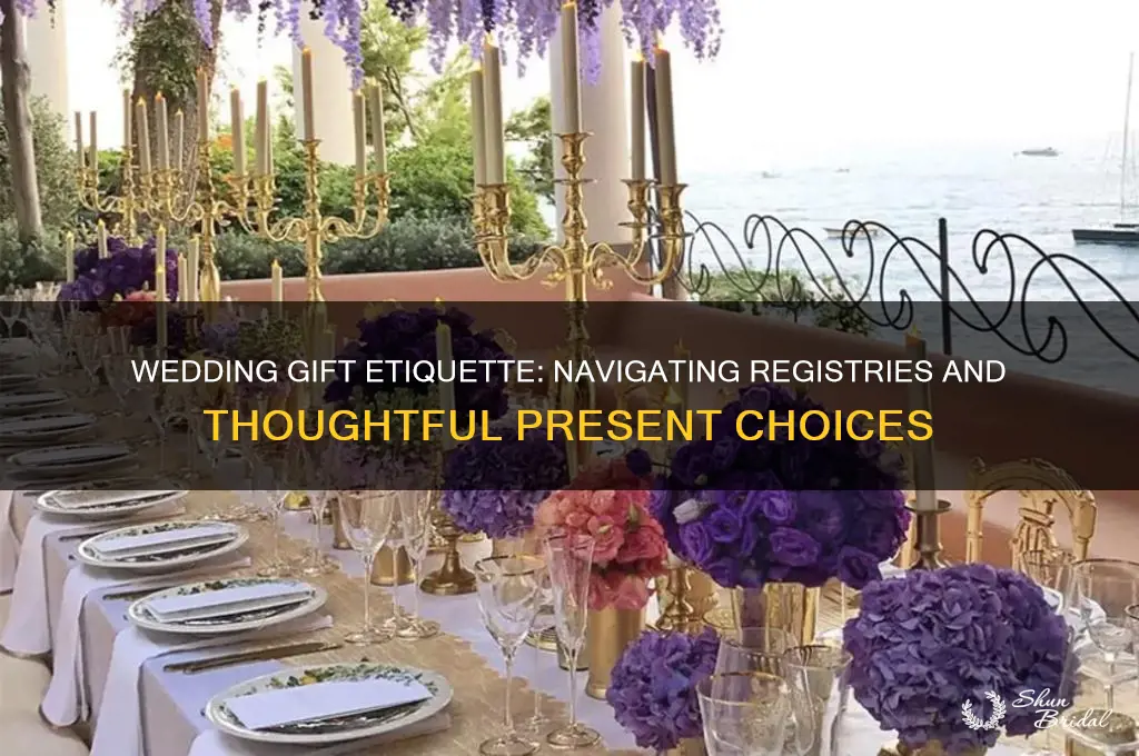 do you buy wedding gift and registry