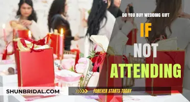 Should You Send a Wedding Gift When You Can't Attend?