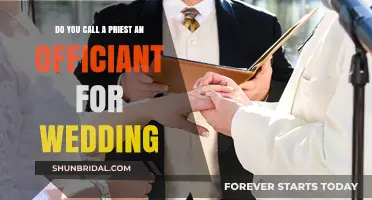 Priest or Officiant: Understanding Wedding Ceremony Roles and Titles