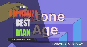 Best Man Capitalization: When to Capitalize the Term