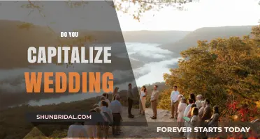 Capitalizing Wedding: When and Why?