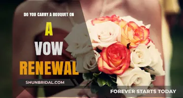 Should You Carry a Bouquet at Your Vow Renewal Ceremony?