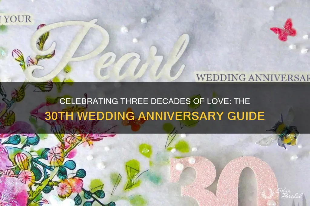do you celebrate 30th wedding anniversary