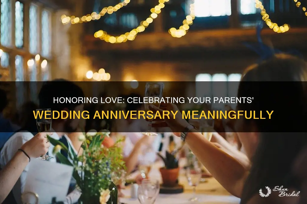 do you celebrate your parents wedding anniversary