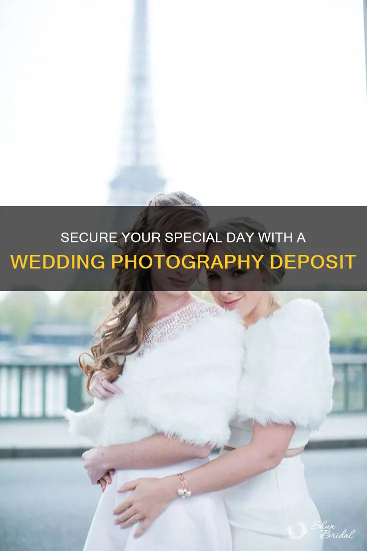 do you charge a deposit on wedding photography
