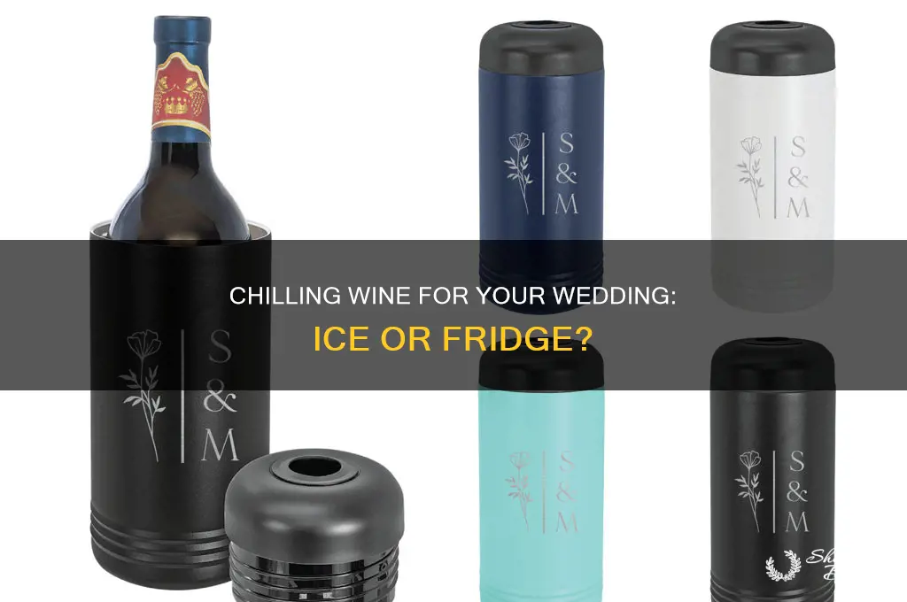 do you chill wine in ice for wedding