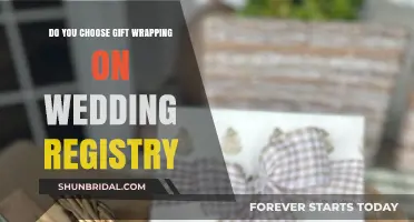 Should You Opt for Gift Wrapping on Your Wedding Registry?