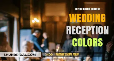 Wedding Reception Colors: Color Correction Techniques and Tips