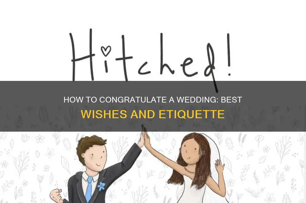 do you congratulate a wedding