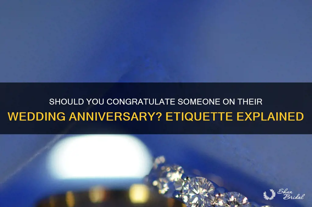 do you congratulate someone on their wedding anniversary