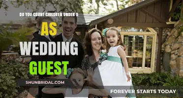 Should Kids Under 5 Be Counted as Wedding Guests?