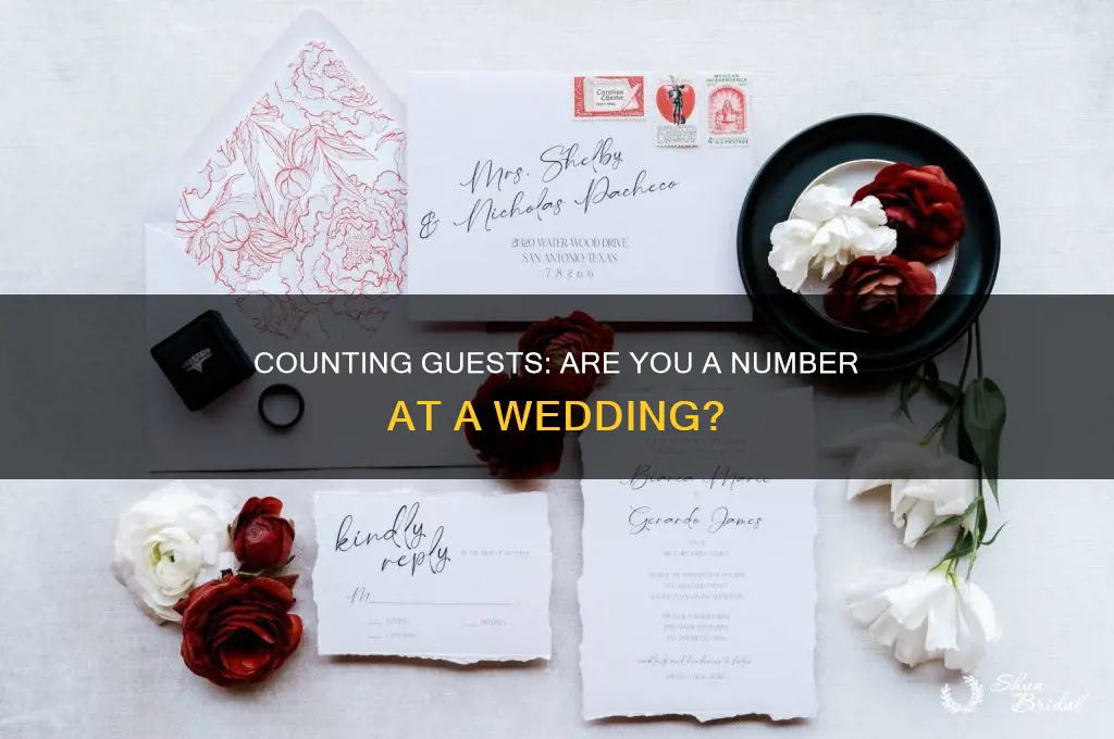 do you count yourself as a wedding numbers