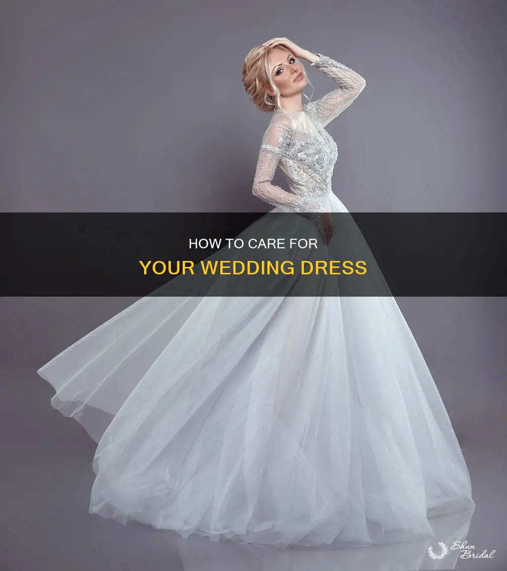 do you dryclean a wedding dress