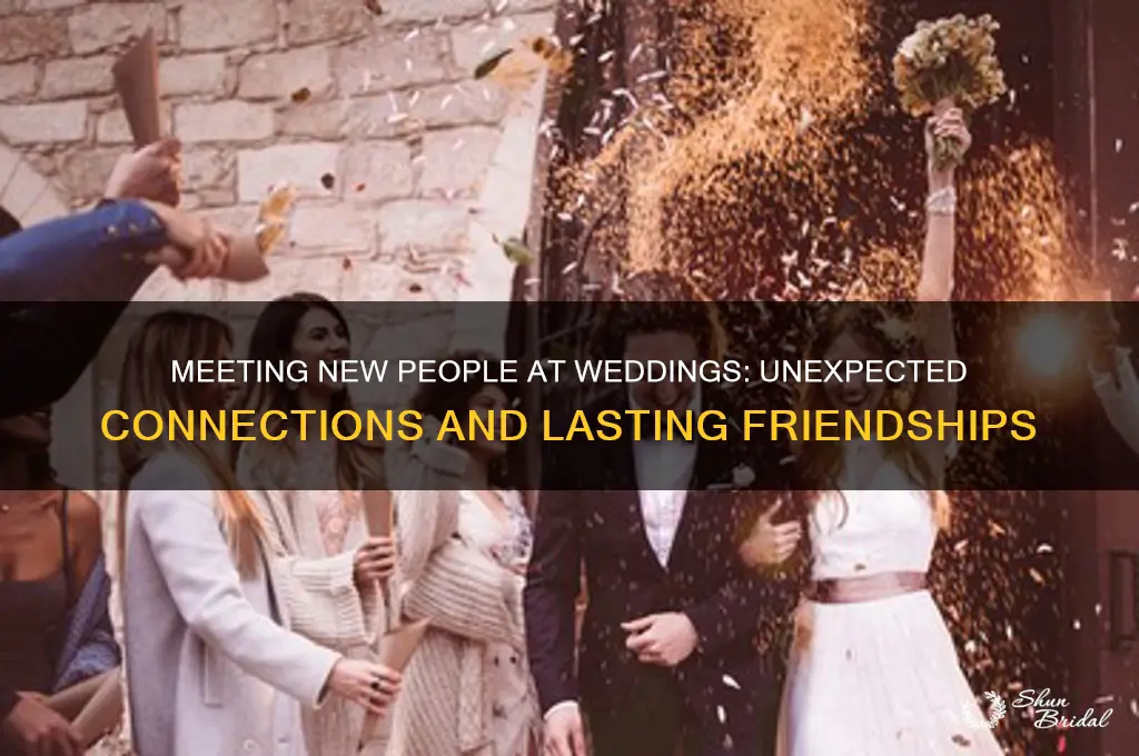 do you ever meet people at a wedding