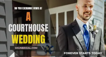 Courthouse Wedding: Vows and All
