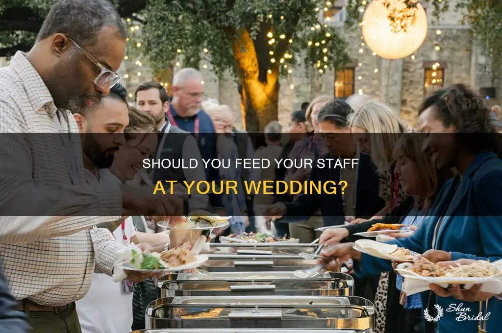 do you feed statt at wedding