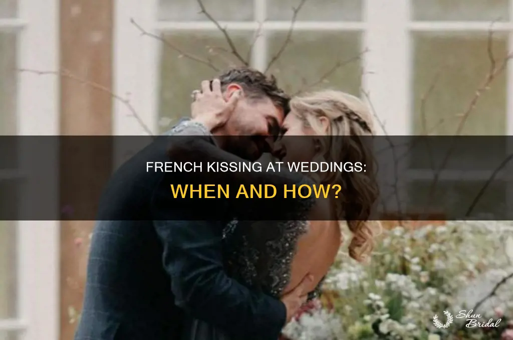 do you french kiss at a wedding