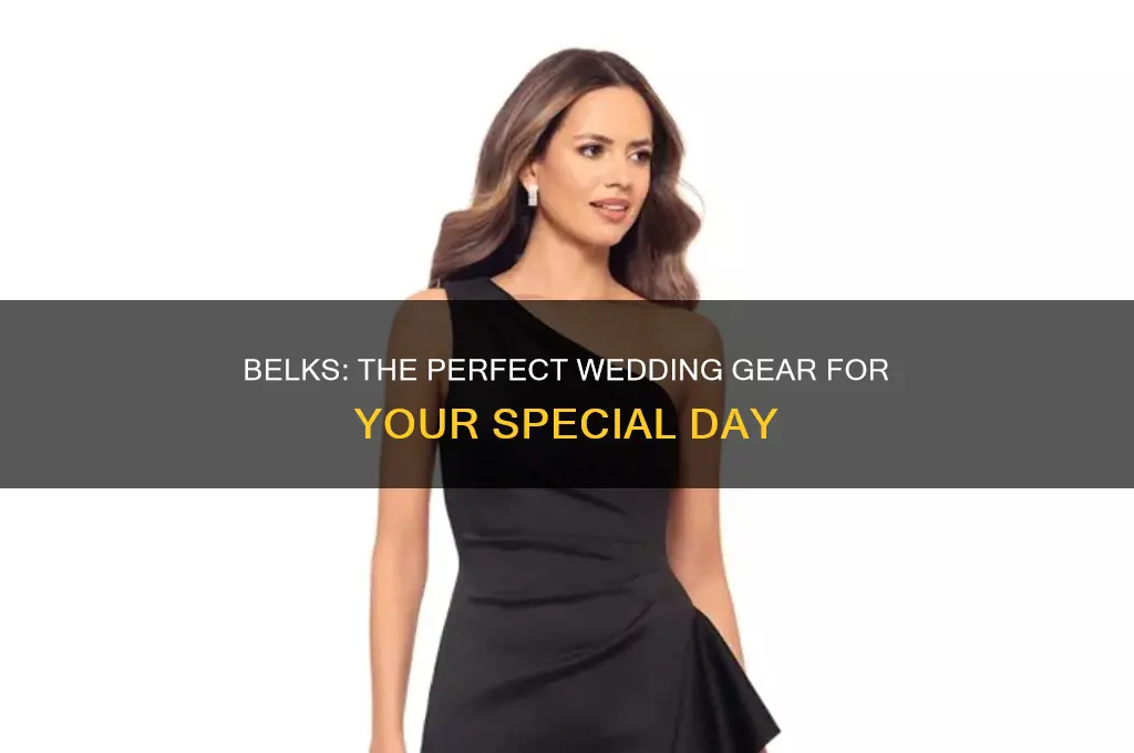 do you gear wedding belks