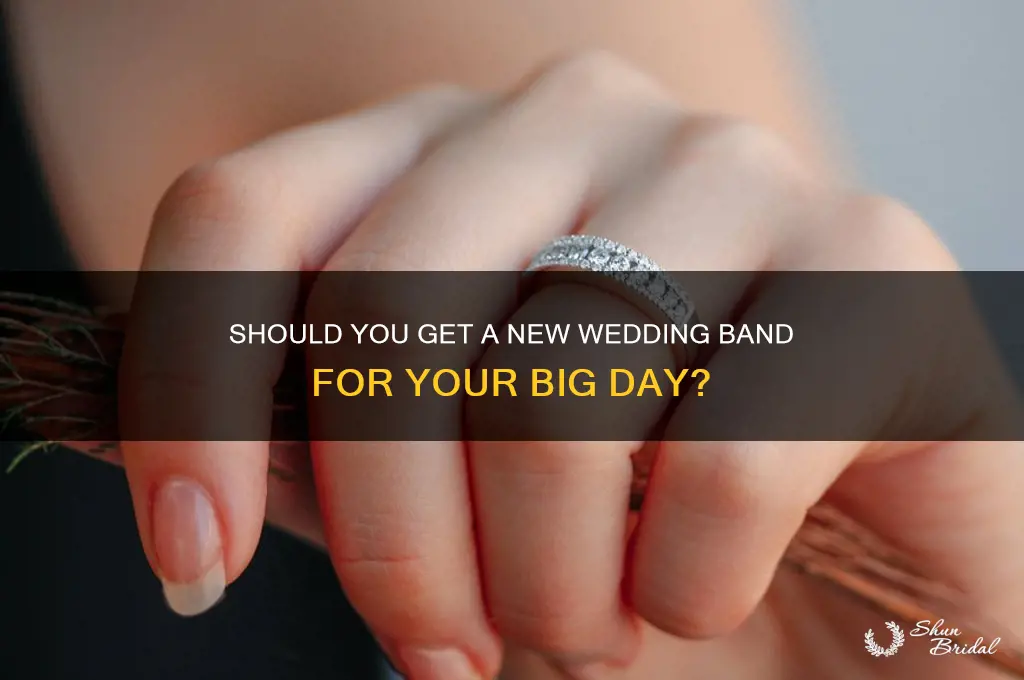 do you get a new band for the wedding day