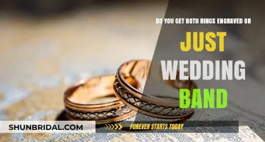 Engraving Rings: Wedding Band or Both?