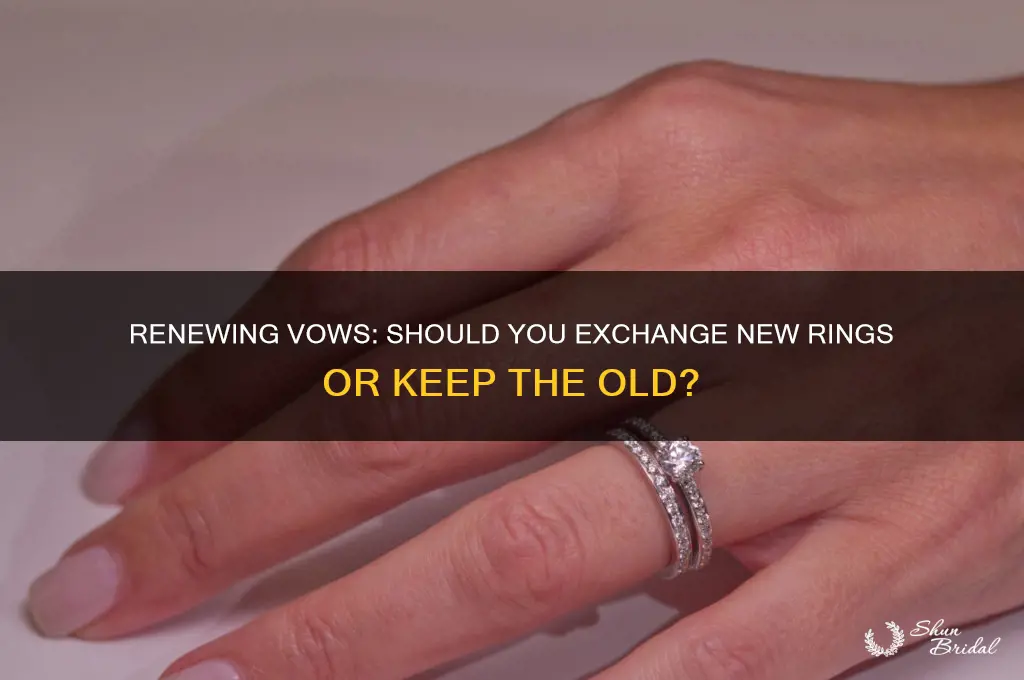 do you get new rings when you renew your vows