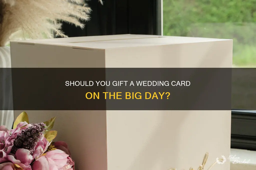 do you get people a card on their wedding day