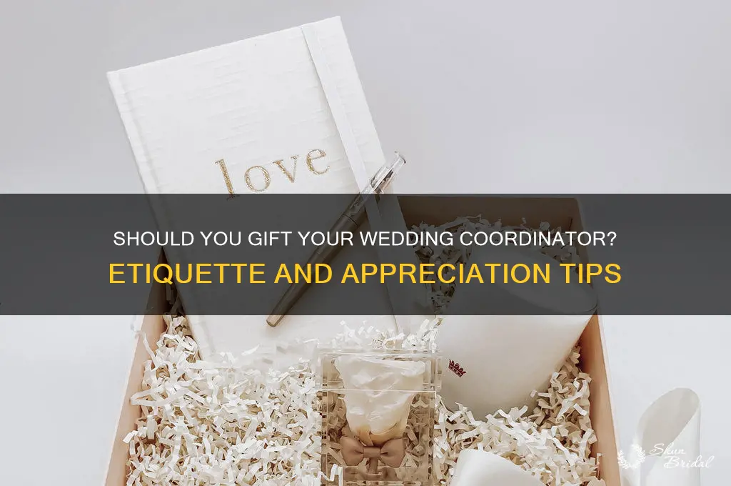 do you get wedding coordinator a gift