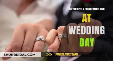 The Engagement Ring: Wedding Day Exchange or Before?