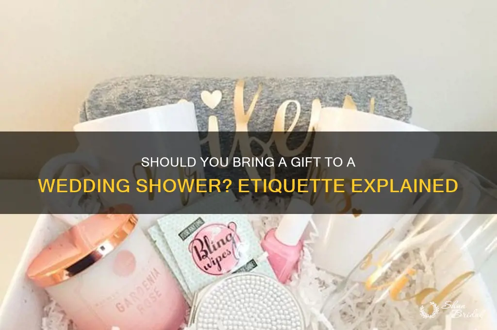 do you give a gift at a wedding shower