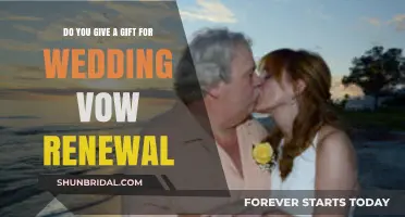 Should You Give a Gift for a Wedding Vow Renewal?