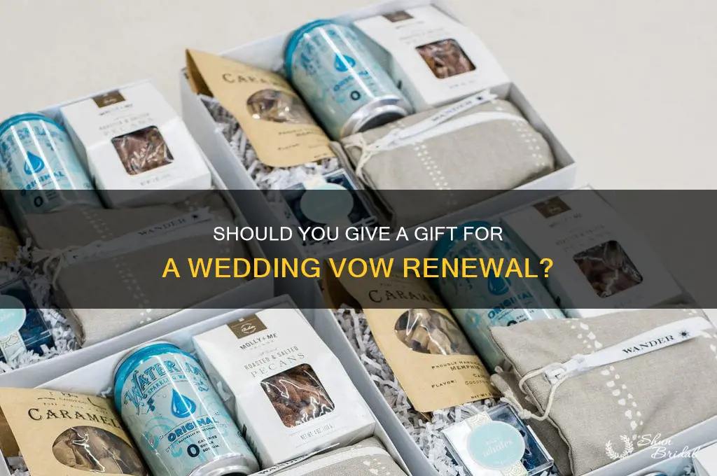 do you give a gift for wedding vow renewal